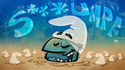 Der Sumpf: "Der Schlumpf, der vom Himmel fiel" - Comic von Tébo