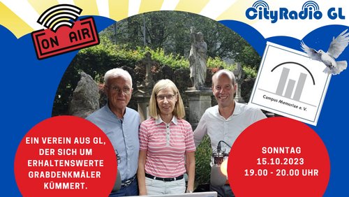 CityRadio GL: Stadtführungen in Bergisch Gladbach, Stadtteilkonferenz, Campus Memoriae e. V.