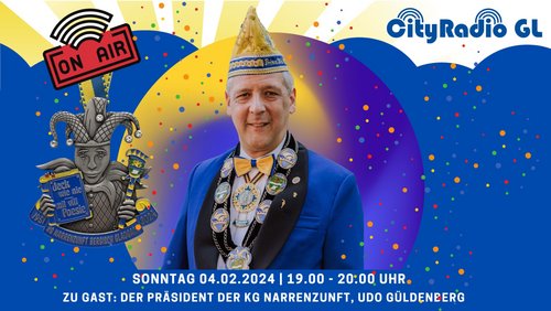 CityRadio GL: Tanzcafé für Senior*innen, Udo Güldenberg - KG Narrenzunft Bergisch Gladbach