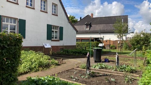 Projekt "Erdung" im Garten des Bergmanns in Kamp-Lintfort