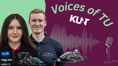 Voices of TU: Gina Bluhm und Patrick Niewolik, Mitglieder von "GET racing"