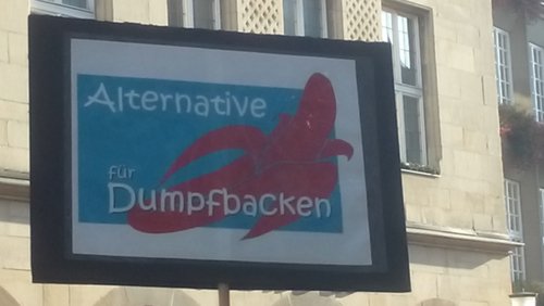 antenne antifa: "Erinnerungsensemble" in Münster, Proteste gegen die AfD