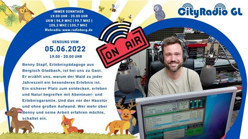 CityRadio GL: Benjamin Stapf, Erlebnispädagoge aus Bergisch Gladbach
