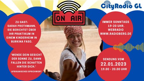 CityRadio GL: Bilderbuchkino in Bensberg, Kunstausstellung in Willbrand, Waisenhaus in Burkina Faso