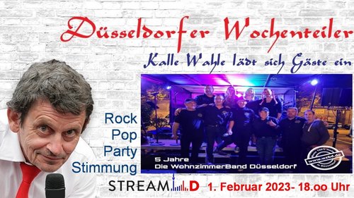 Kalles Wochenteiler: Die WohnzimmerBand Düsseldorf, Cover-Band aus Düsseldorf