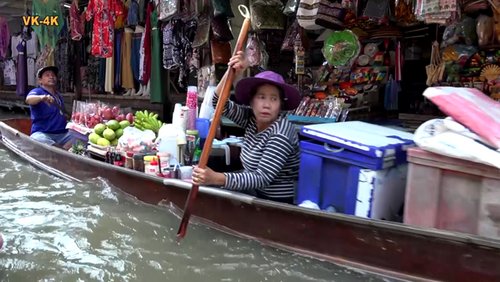 Thailand-Rundreise - Teil 9.1: Damnoen Saduak - Schwimmender Markt in Ratchaburi