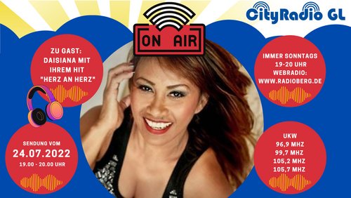 CityRadio GL: Hitzeknigge, Gericht "Decke Bunne", Daisiana - Musikerin im Interview