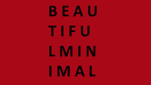 The Voice: Beautiful Minimal - das Musikgenre "Minimal Music"