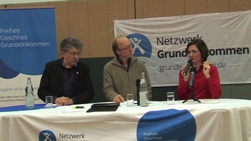 Netzwerk Grundeinkommen: Diskussion mit Simone Lange, SPD und Ralf Welter, Volkswirt