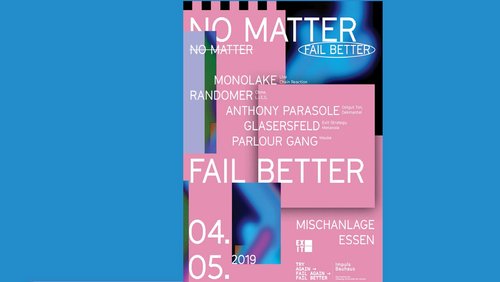 canalegrande: "No matter. Fail better." - Party auf Zeche Zollverein in Essen