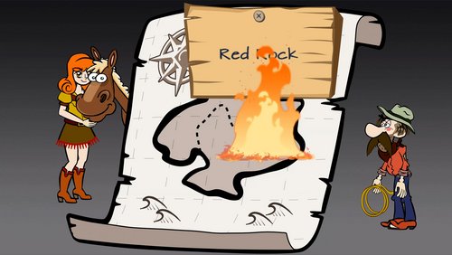 Red Rock - Western-Cartoon
