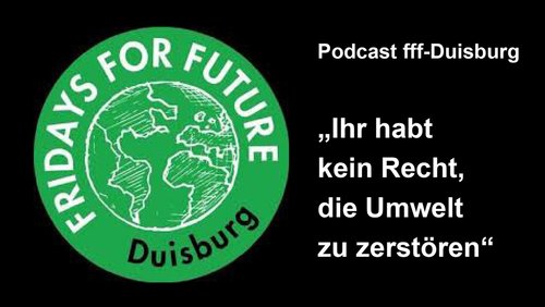 fff-DU 03: Fridays for Future – Demo am 28. Juni 2019 in Duisburg