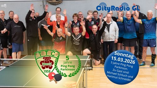 CityRadio GL: Michael Schluch und Hartmut Schneider - "PingPongParkinson" in Bärbroich