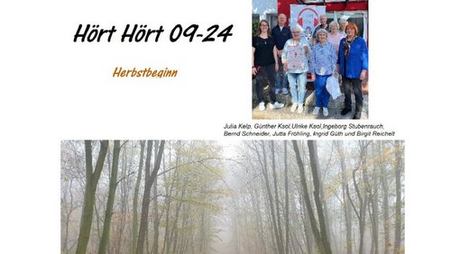 Hört Hört: Oktoberfest, Lastenfahrrad, Hagebutten-Ernte