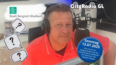 CityRadio GL: Stephan Dekker - Beigeordneter der Stadt Bergisch Gladbach