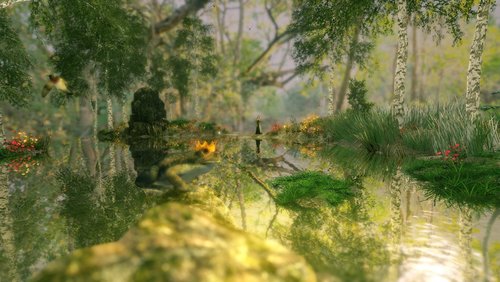 Phantasiereise zum Glück am Ententeich