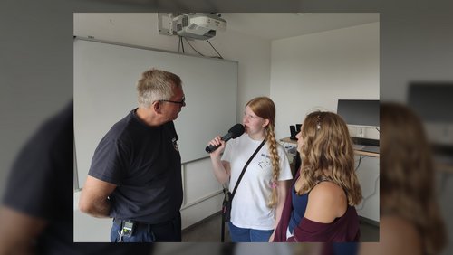 Brainfood: Mediencamp on Tour bei der Feuer- und Rettungswache 1 - Bernd Impelmann, Taucher