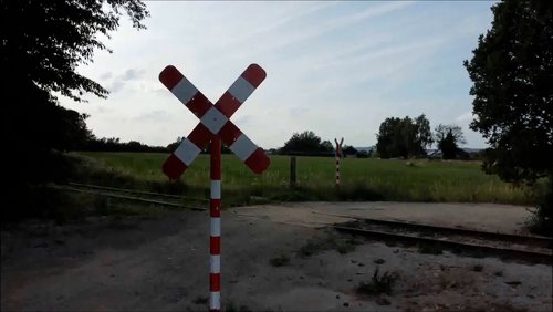 Drohnenflug über die Vennbahn