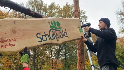 Die Ranger Story: Ein Schild für den Schulwald