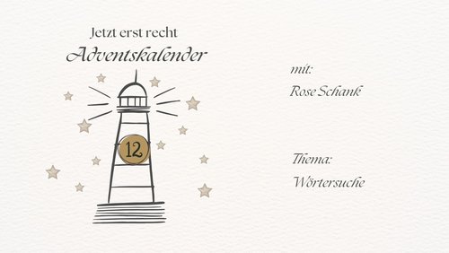 Jetzt erst recht: Adventskalender 2025 - 12. Dezember
