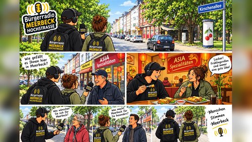 Bürgerradio Meerbeck-Hochstraß: Unterwegs auf der Kirschenallee
