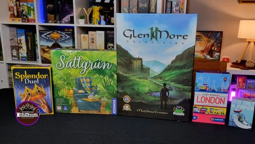 DieHausis: Spiele im Blitzlicht - Sea Salt and Paper, Splendor Duel, Sattgrün