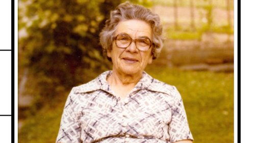 Do biste platt 872: "Fenien", Erinnerung an Mathilde Menzebach