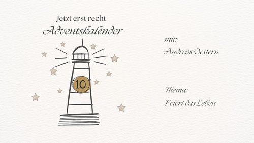 Jetzt erst recht: Adventskalender 2025 - 10. Dezember