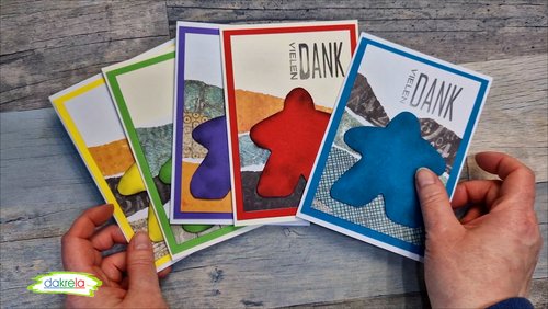 dakrela: Persönliche Dankeskarten basteln