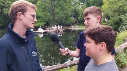 Brainfood: Mediencamp on Tour im Duisburger Zoo - Matthias Hackemeyer, Tierarzt