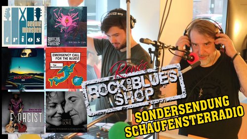 Renés Rock- und Blues-Shop: Live aus dem Schaufensterradio in Münster