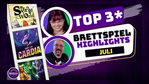 DieHausis: Top-3-Brettspiele im Juli 2025