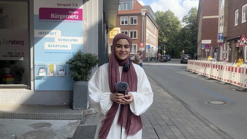 Was beschäftigt mich zurzeit wirklich: Ghada, Münster | 5 Städte – 1 Frage