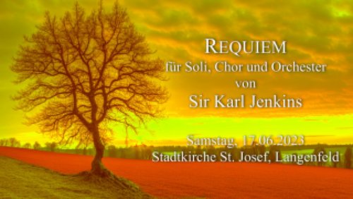 "Requiem", Chor- und Orchester-Konzert in Langenfeld