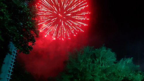Feuerwerk auf der Herbstkirmes Bielefeld 2025