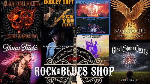 Renés Rock- und Blues-Shop: Dudley Taft, Black Label Society, Marc Broussard