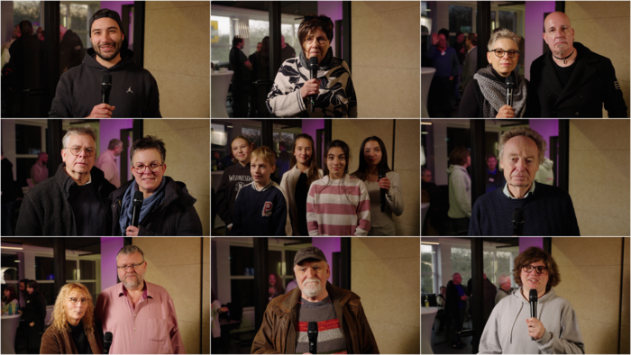 Das Bild enthält eine Collage mit neun Fotos. Sie zeigt die Macherinnen und Macher, die Statements für unser Mosaik "So denkt NRW" abgegeben haben.