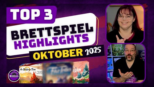 DieHausis: Top-3-Brettspiele im Oktober 2025