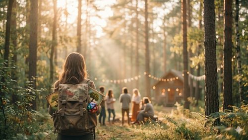 Hier und Jetzt: Stadt-Land-Fluss-Festival, Waldbaden, Frauenzentrum Troisdorf