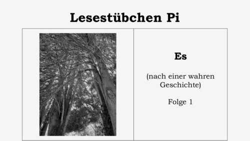 Lesestübchen Pi: Es - Folge 1