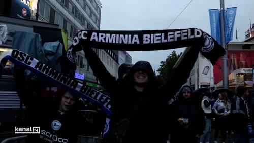 Public Viewing auf dem Jahnplatz - DFB-Pokal-Finale 2025