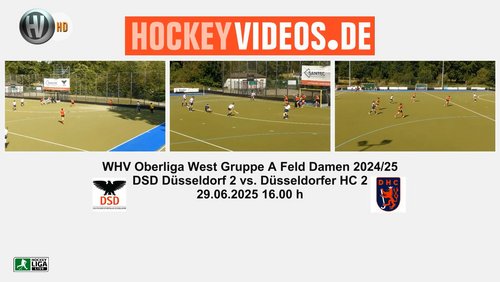 Hockeyvideos Kompakt: DSD Düsseldorf 2 vs Düsseldorfer HC 2 - Damen
