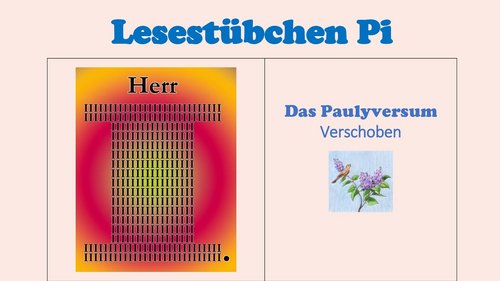 Musik aus Studio Pi: Das Paulyversum - Verschoben