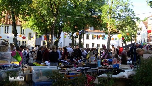 Der Flohmarkt auf dem Klosterplatz