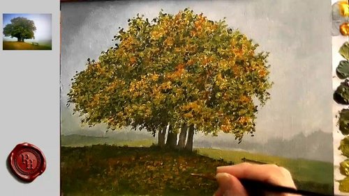 Malen mit Rainer: Einen Herbsttag malen