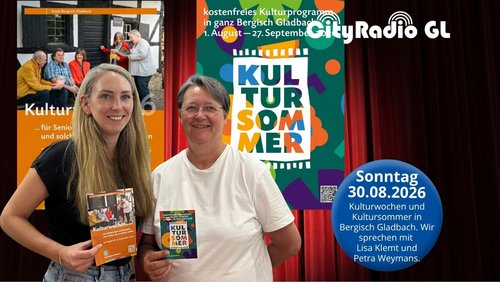 CityRadio GL: Petra Weymans, Lisa Klemt - Organisation der Kulturwochen 2026 in Bergisch Gladbach