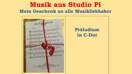 Musik aus Studio Pi - Präludium in C-Dur