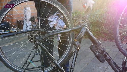 Bitte nachmachen! - Fahrrad fit machen