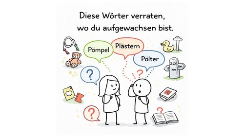Fugen kratzen: Regionale Sprache und Dialekt-Wörter