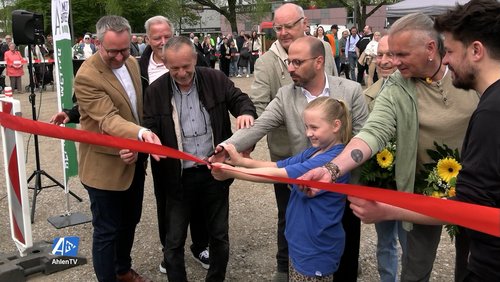 AhlenTV: Vom Schotterplatz zum Stadtpark - Der neue Dr. Paul-Rosenbaum-Platz